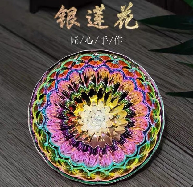 Colorful Silver Lotus