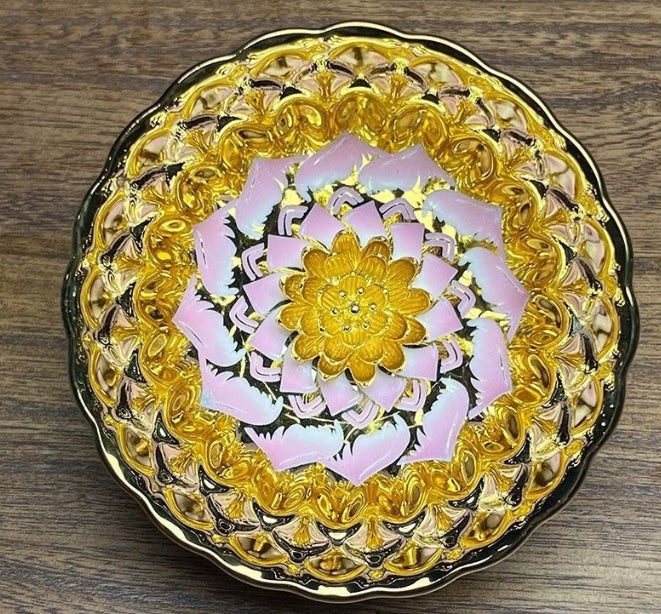 Rich  golden lotus flower